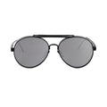 Commander's Matte Black Aviator Sunglasses