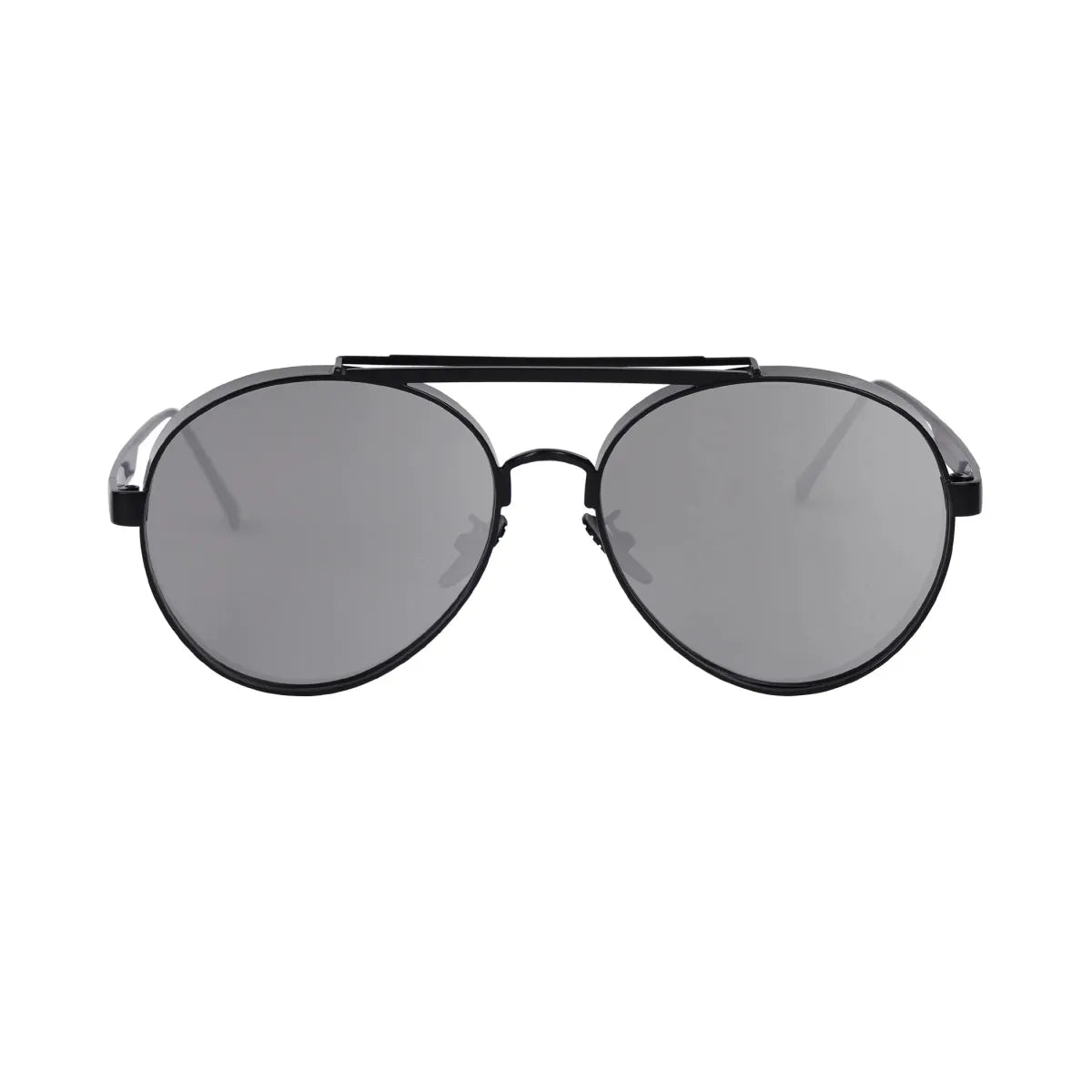 Commander’s Matte Black Aviator Sunglasses - Men’s Techwear - Accessory - 1