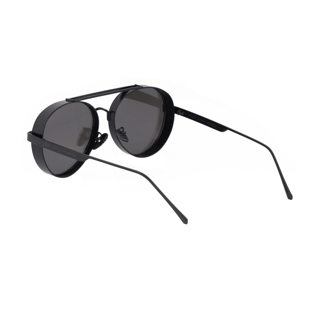 Commander's Matte Black Aviator Sunglasses