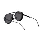 Commander's Matte Black Aviator Sunglasses