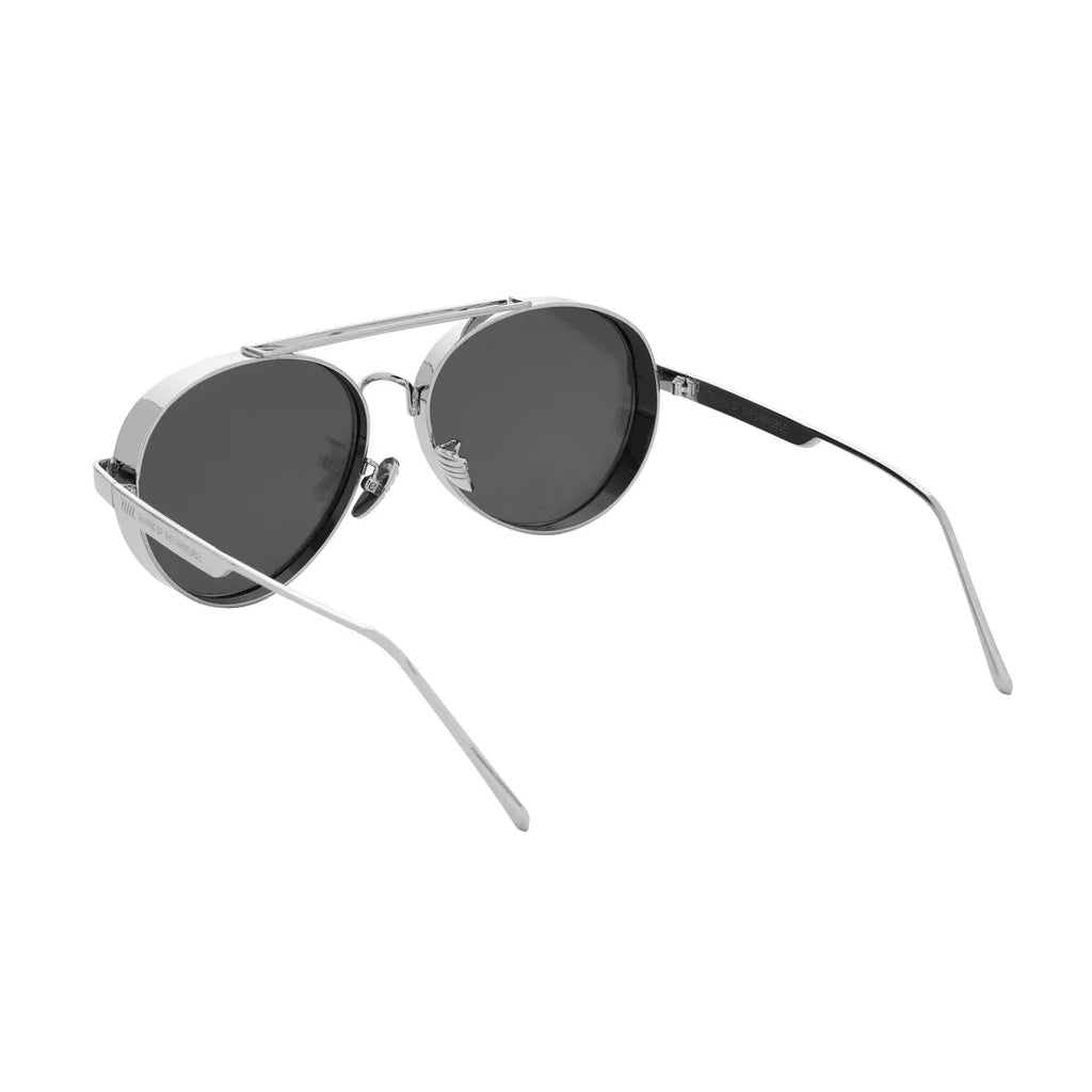 Commander’s Aviator Silver Sunglasses - Harajuku Style - Accessory - 3
