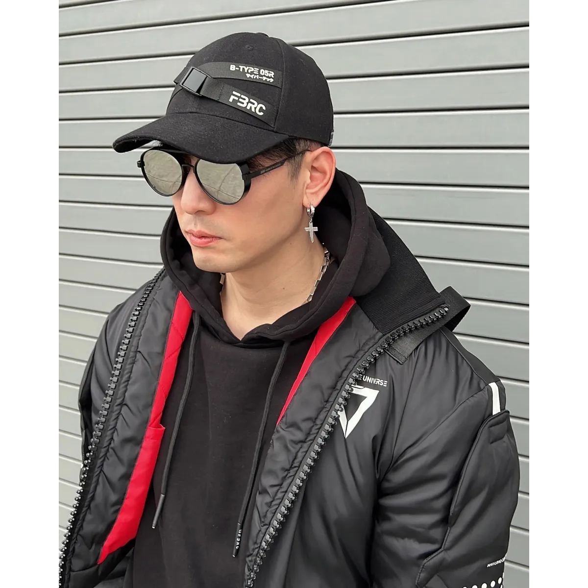 Commander’s Matte Black Aviator Sunglasses - Men’s Techwear - Accessory - 6
