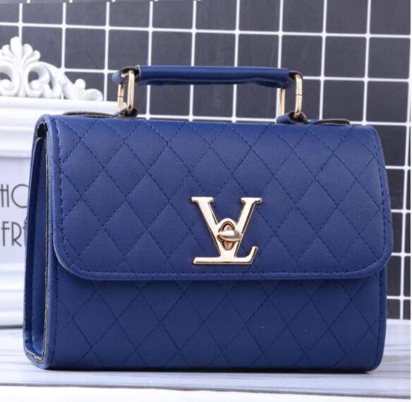 Compact Quilted Shoulder Bag - Blue - Women Bags & Wallets - Handbags - 20 - 2024
