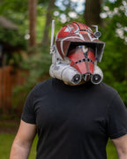 Commander Vaughn Helmet for Cosplay