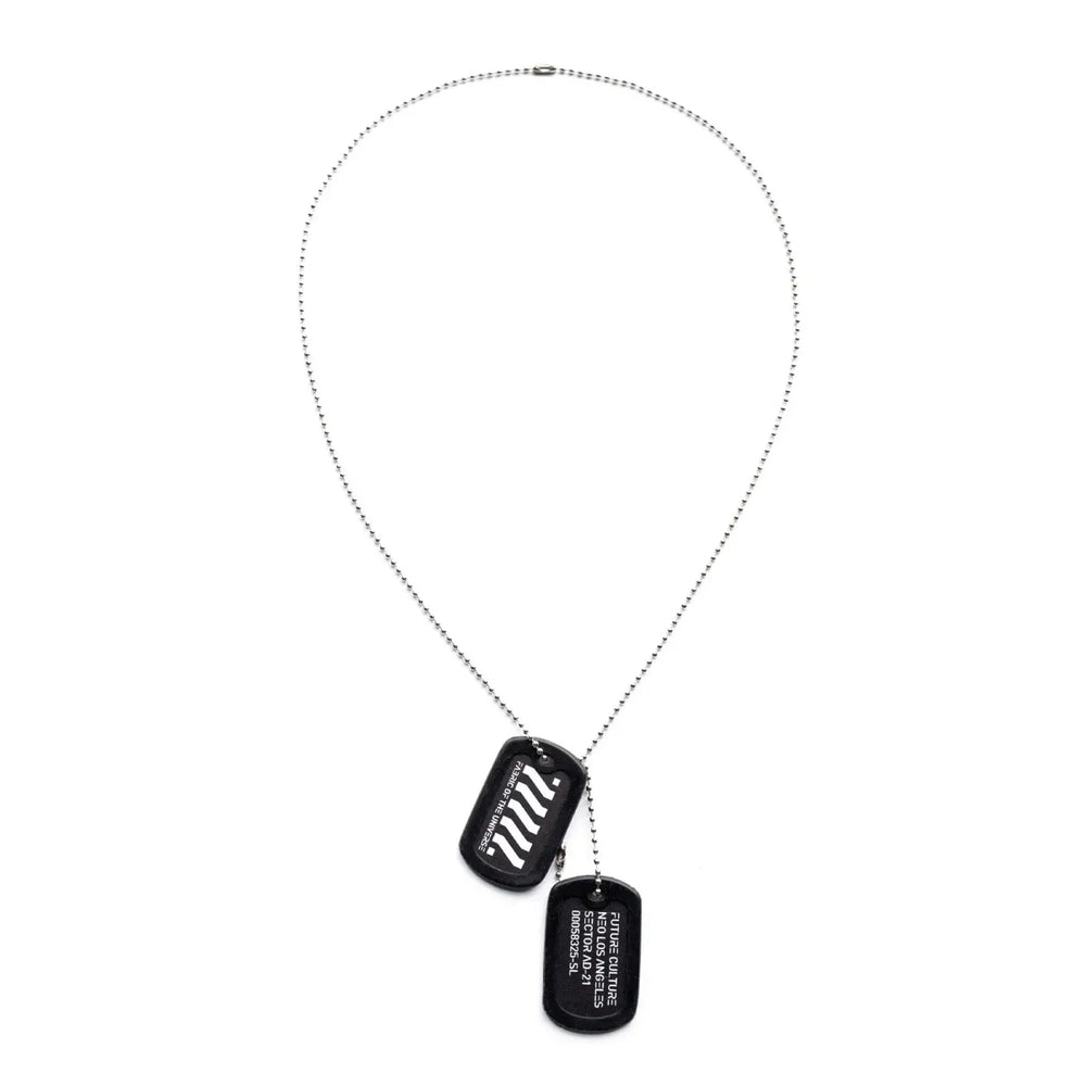 DG-051 Stainless Steel Dog Tag Necklace - T-Shirts - Necklace - 1