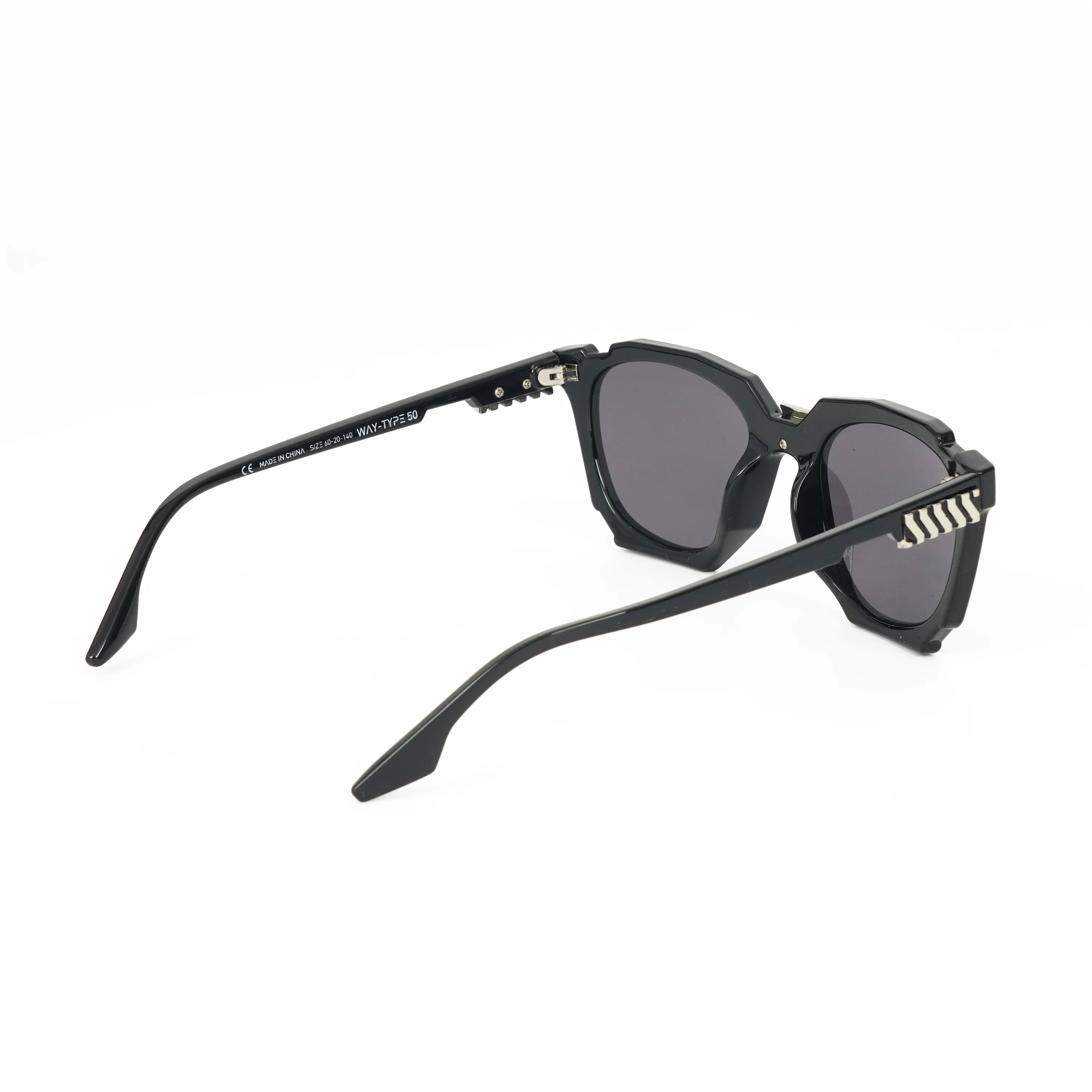 WAY-Type 50 Futuristic Black Sunglasses