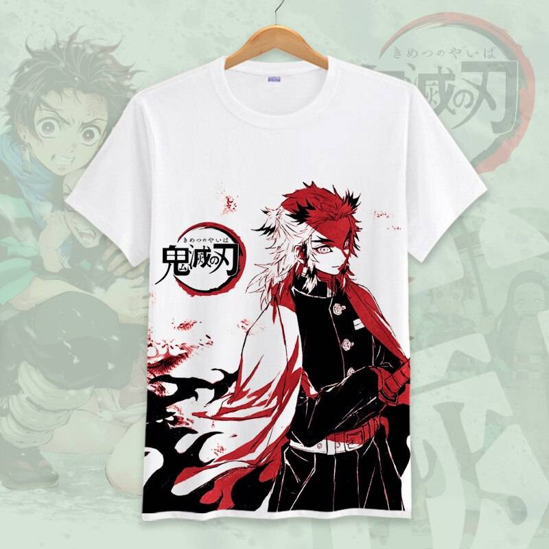 Demon Slayer Cotton T-Shirt - Kawaii Stop - Anime, Anime Merchandise, Clothing, Cotton, Demon Slayer, T-Shirt, Unisex