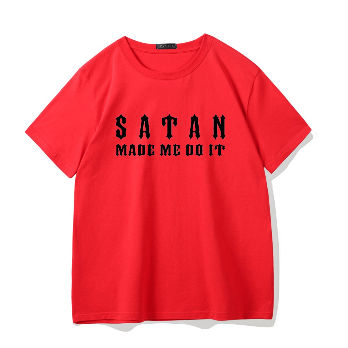 Satan Made Me Do It - Red / S - T-Shirts - Clothing - 14 - 2024
