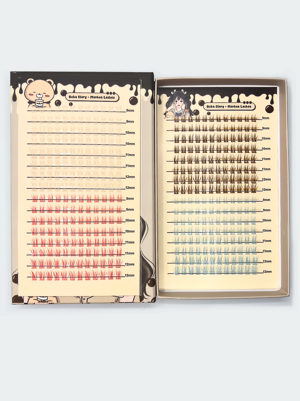 Boba Diary Manga Lash Clusters Book