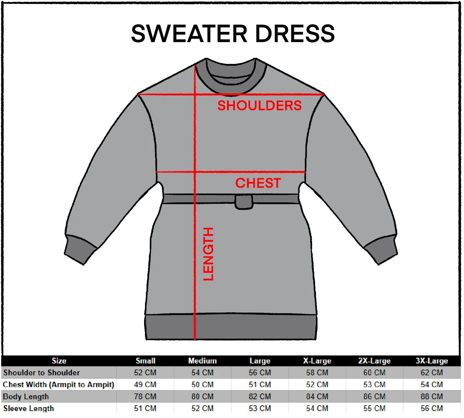 GSD-Type 400 Belted Sweater Dress