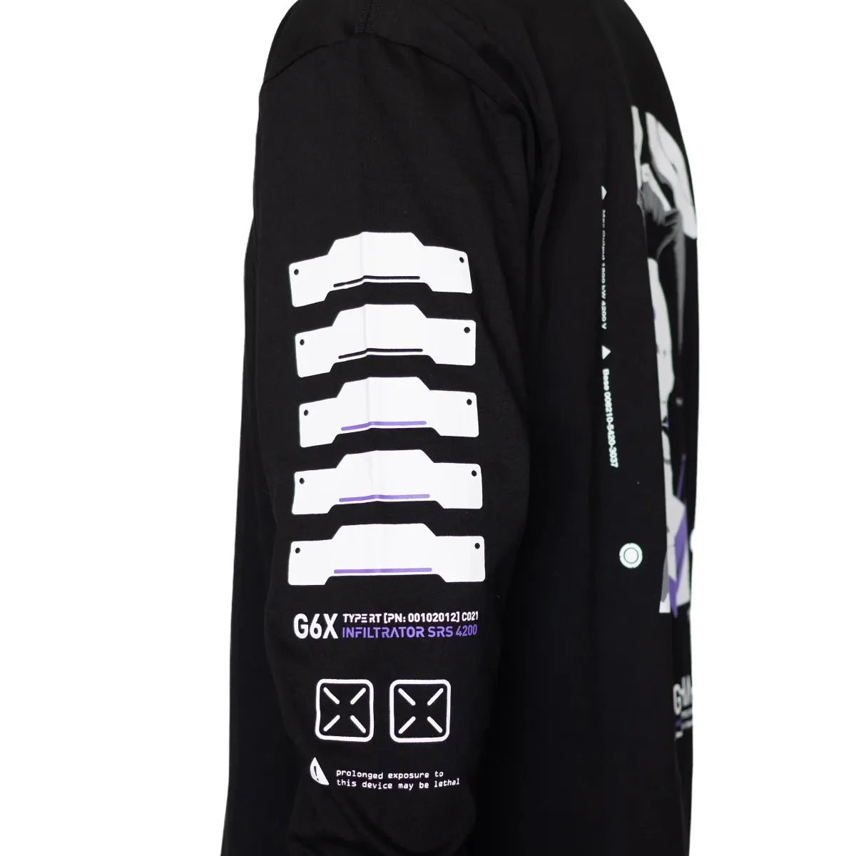 Geisha-6X Graphic Long Sleeve Tee - T-Shirts - T-Shirt - 3
