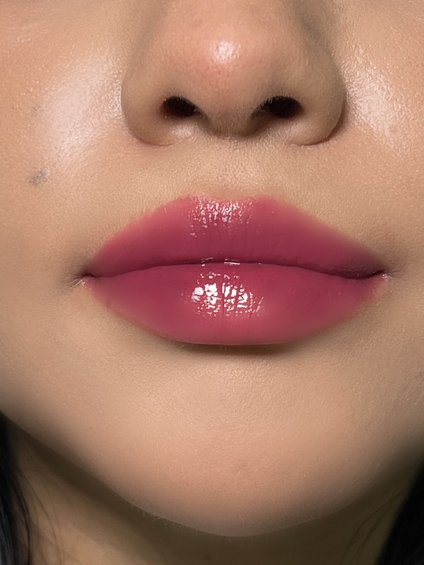 Fruit Jam Lip Gloss Keychain Set