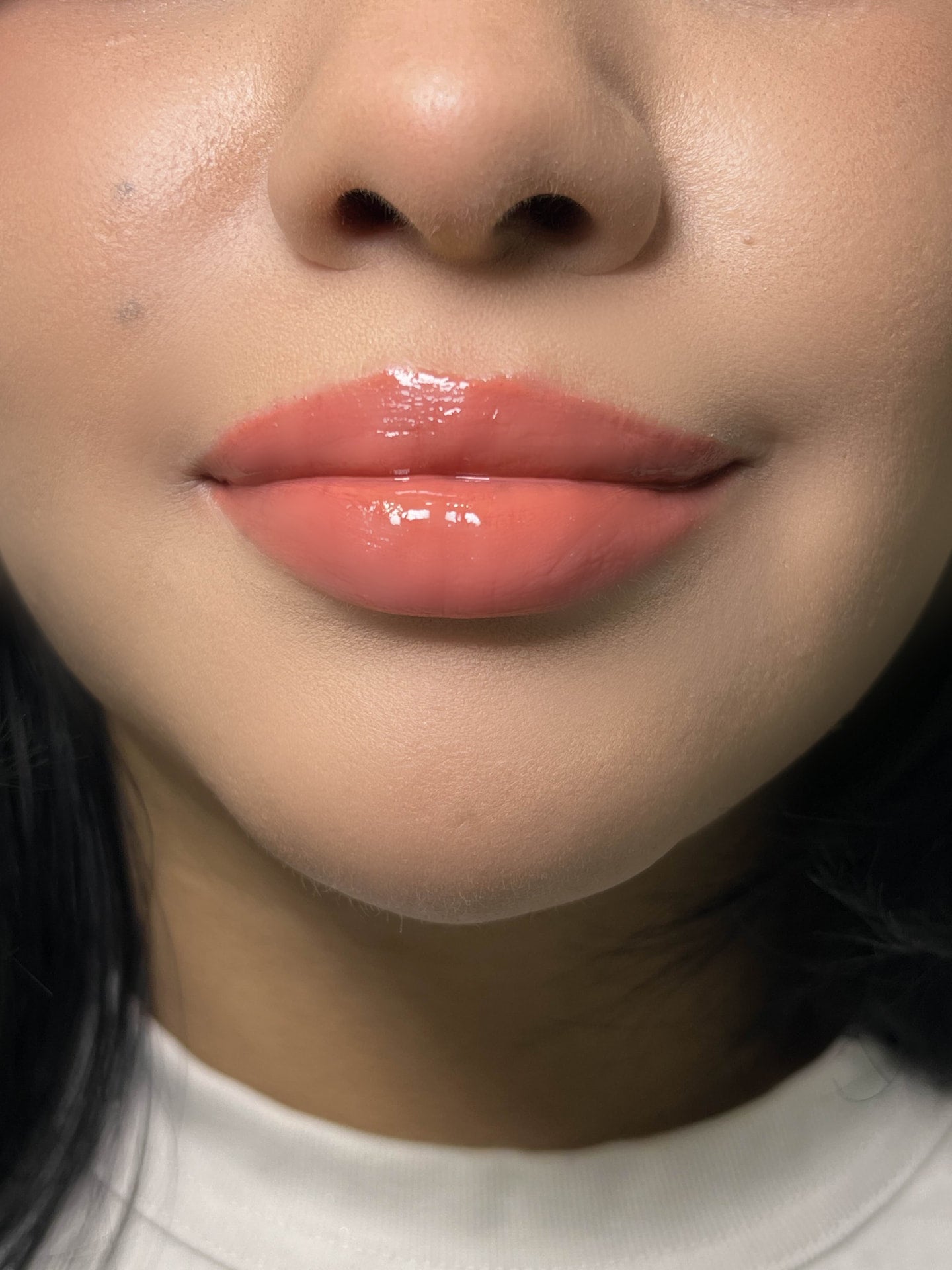 Fruit Jam Lip Gloss Keychain Set