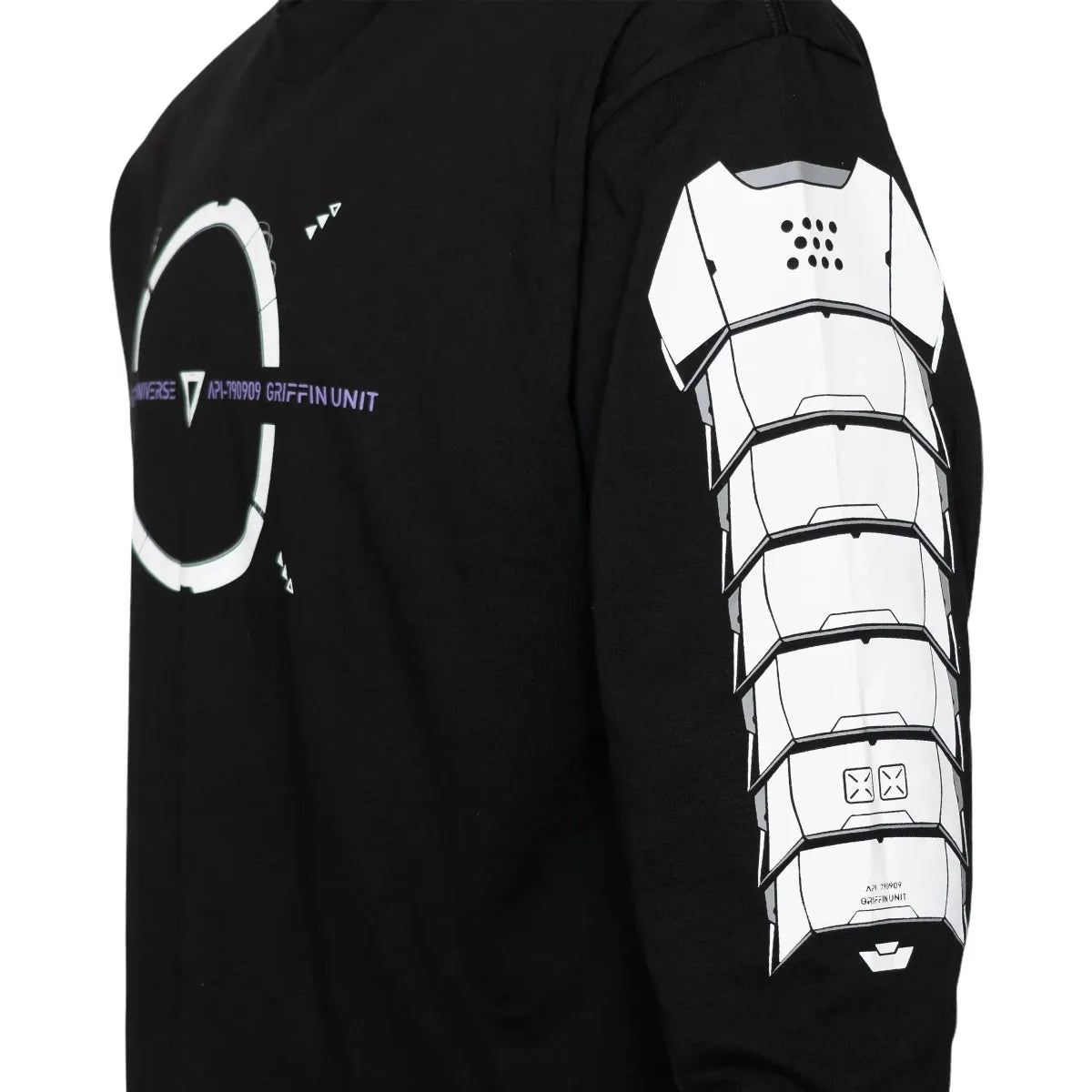 Griffin-0909 Mecha Graphic Long Sleeve Tee - T-Shirts - T-Shirt - 3