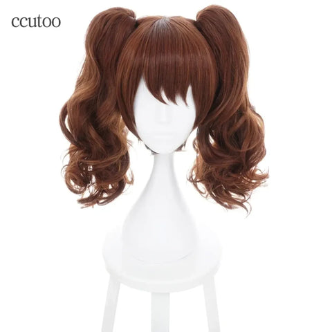 Kujikawa Rise Maid Brown Curly Cosplay Wig