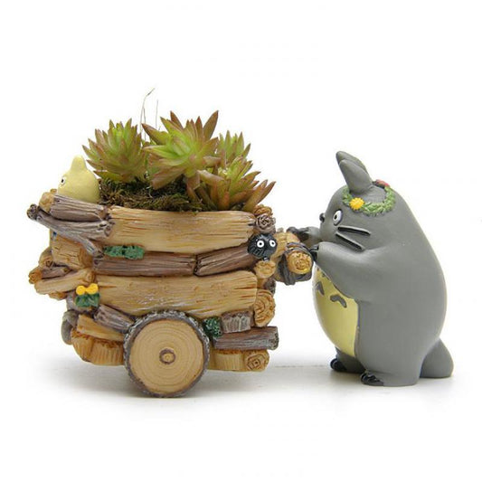 Totoro Flowerpot Resin Miniature Figurine - Kawaii Stop - Kawaii Shop