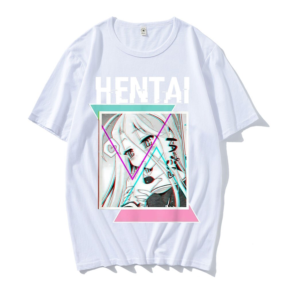 Vaporwave Hentai T-Shirts - White / L - T-Shirts - Shirts & Tops - 4 - 2024