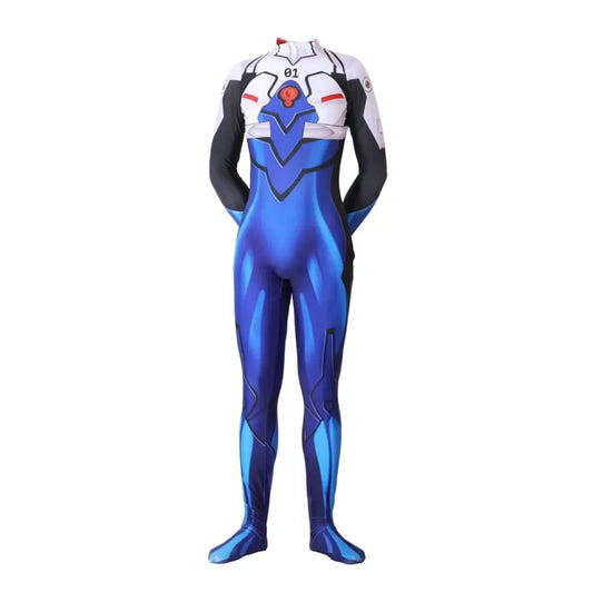 Ikari Shinji Anime Plugsuit Zentai Bodysuit Cosplay - Anime - Cosplay Outfit - 5