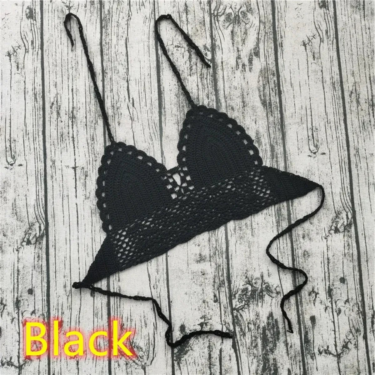 Handmade Crochet Lace Knit Paisley Bikini Top - Swimsuits - Swimsuit / Bikini / One-Piece Swimwear - 17
