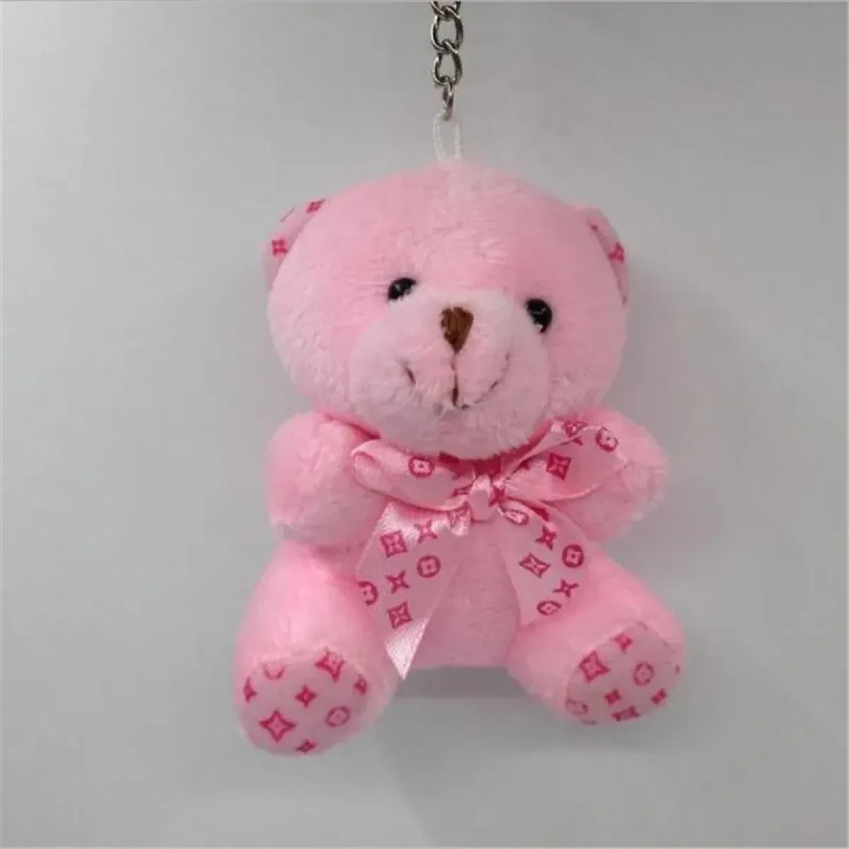 Bow Knotted Bear Plush Pendant 10cm - Plushies - Plush / Plushie - 5