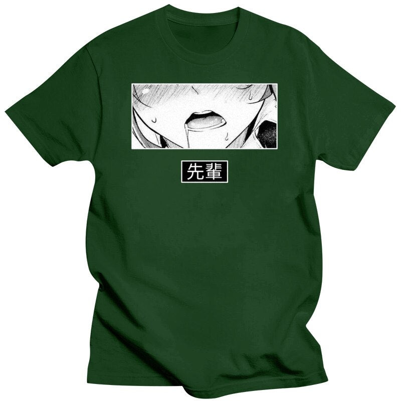 Waifu Print T-shirt for Men and Women - Green / M - T-Shirts - Shirts & Tops - 4 - 2024