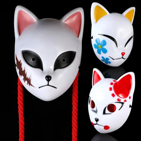Japanese Anime Demon Fox Mask Cosplay