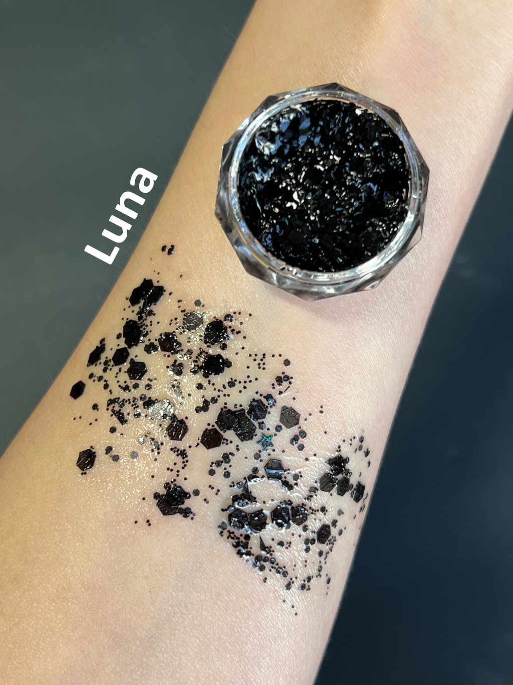 Gel Glitter Tears Festival Makeup