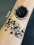 Gel Glitter Tears Festival Makeup