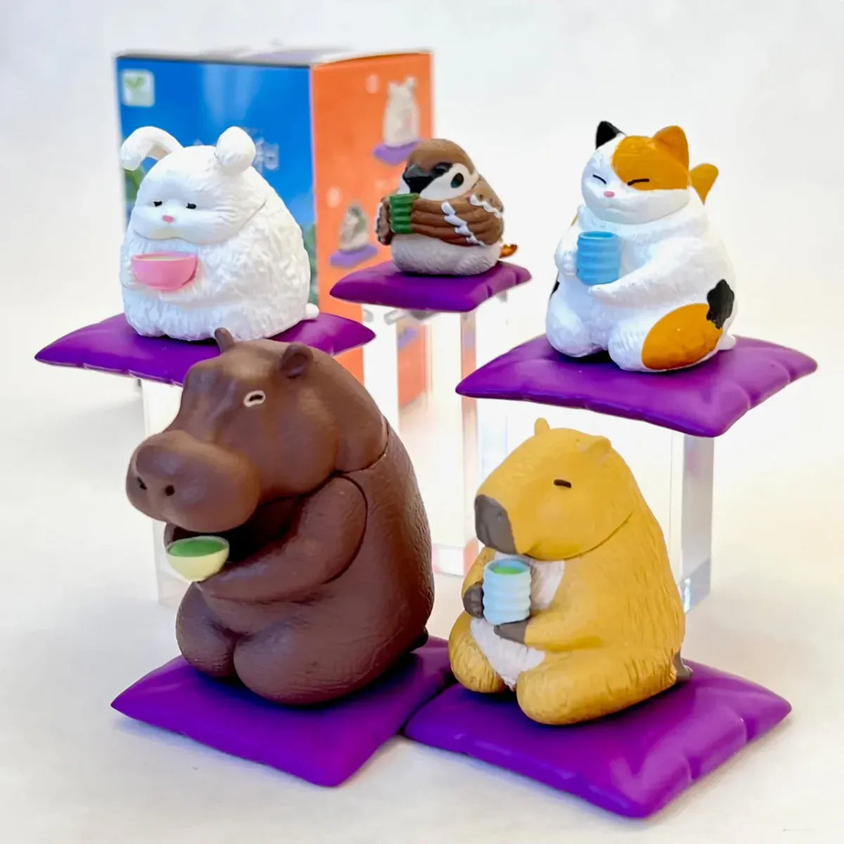 TEA TIME ANIMALS FIGURINE BLIND BOX (1 Blind Box) - Harajuku Style - Figure - 7