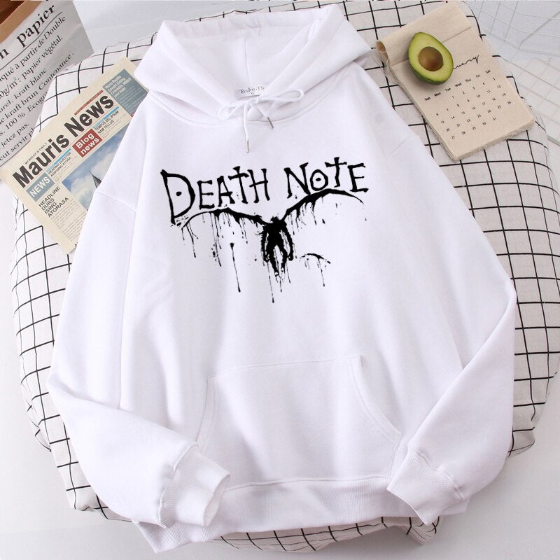 Death Note Hoodie - White / S - Women’s Clothing & Accessories - Clothing - 5 - 2024