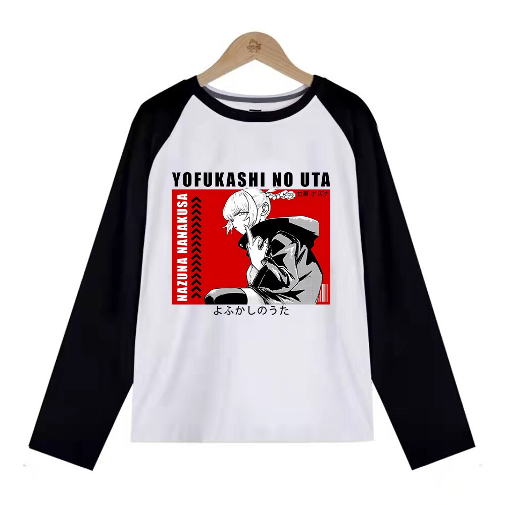 Call Of The Night Yofukashi No Uta T-Shirts - Kawaii Stop - 100% Cotton, Anime, Call of The Night, Clothing, Hentai, Japanese, Men's Clothing &amp; Accessories, Men's T-Shirts, Men's Tops &amp; Tees, Nanak, Nazuna, Patchwork, Senpai, T Shirt, T-Shirts, Tee Shirt, Tops &amp; Tees, Tshirt, Women's Clothing &amp; Accessories, Yofukashi No Uta