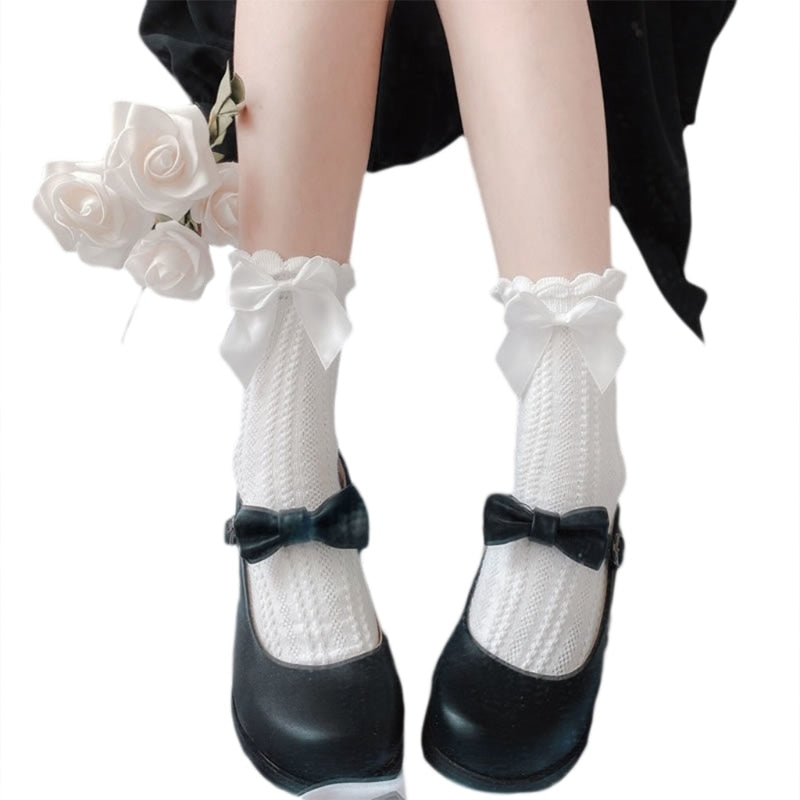 Kawaii Thigh High Stockings - Kawaii Stop - Adjustable Design, Classic Colors, Comfortable, Cosplay, Costume, Daily Wear, Fashion, Japanese Lolita Style, Kawaii Thigh High Stockings, Skin-friendly, Socks &amp; Hosiery, Stockings, Stylish Accessories, Versatile, Women's Clothing &amp; Accessories