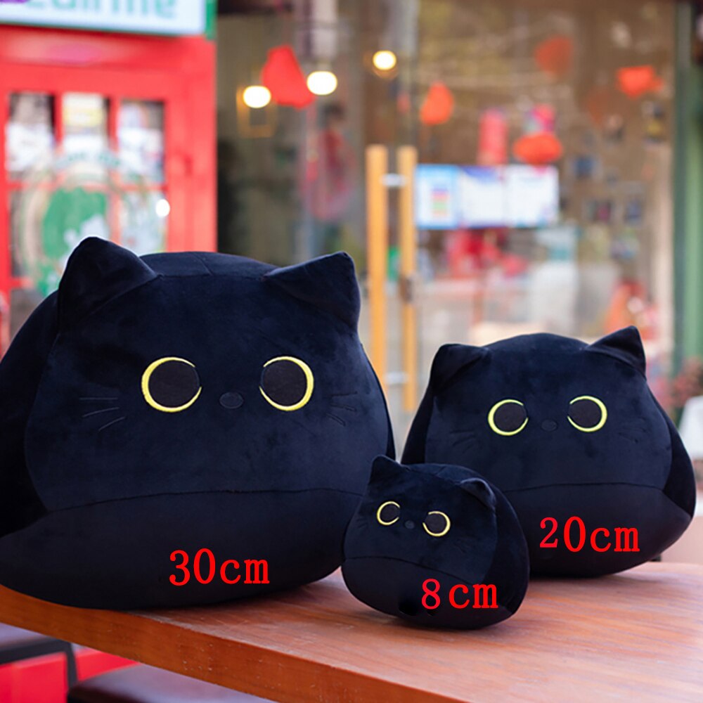 Black Cat Plushie - 30 cm - Toys - Stuffed Animals - 13 - 2024