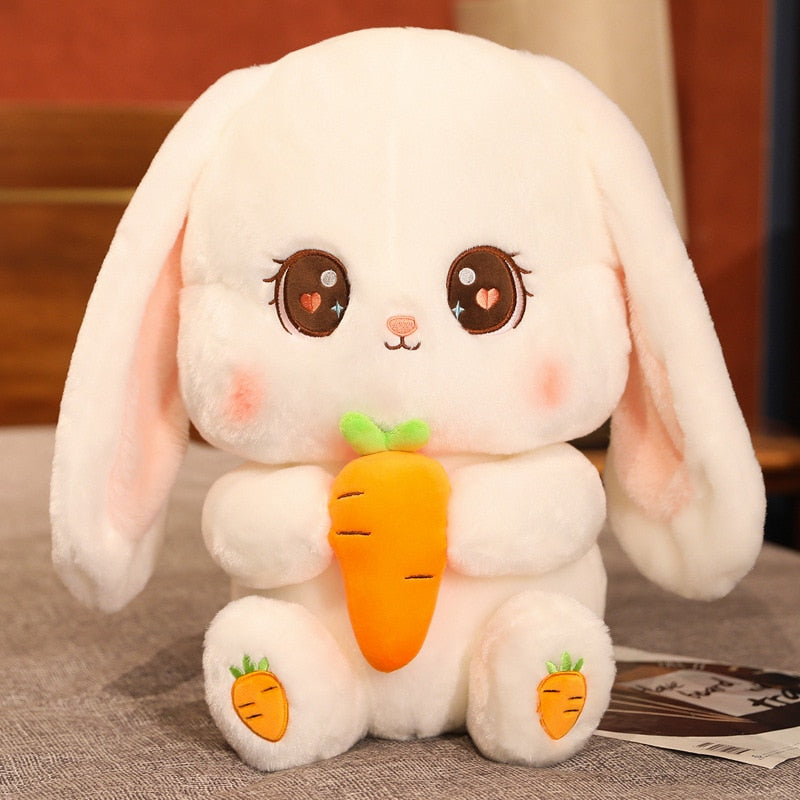 80cm Kawaii Rabbit Plushie - 40cm / White - Toys - Stuffed Animals - 18 - 2024