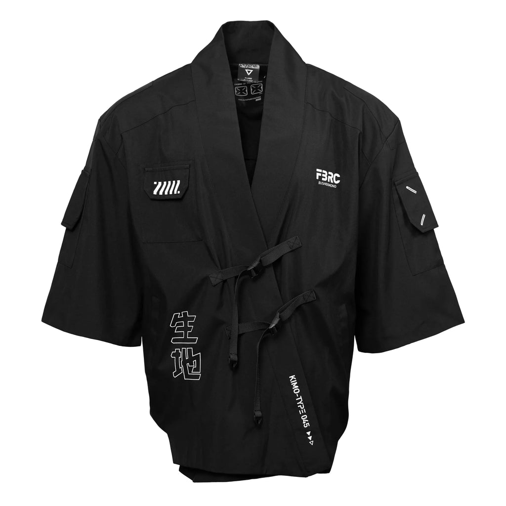Kimo-Type 045 Black Lightweight Kimono Shirt