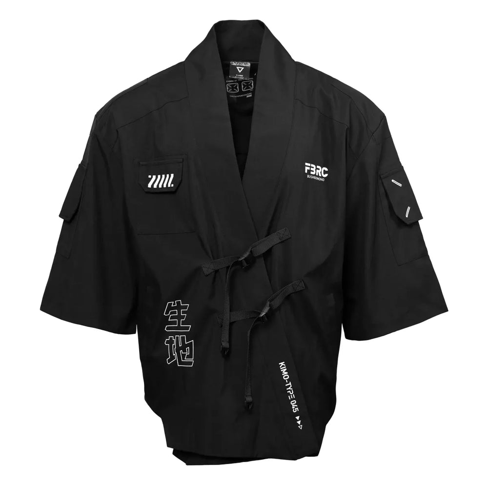 Kimo-Type 045 Black Lightweight Kimono Shirt - T-Shirts - Button-Up Shirt - 1