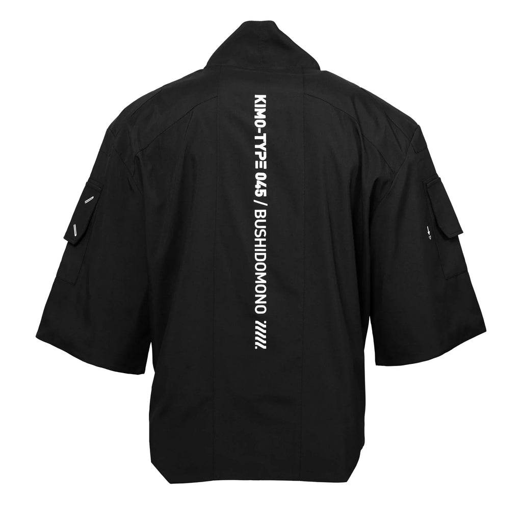 Kimo-Type 045 Black Lightweight Kimono Shirt