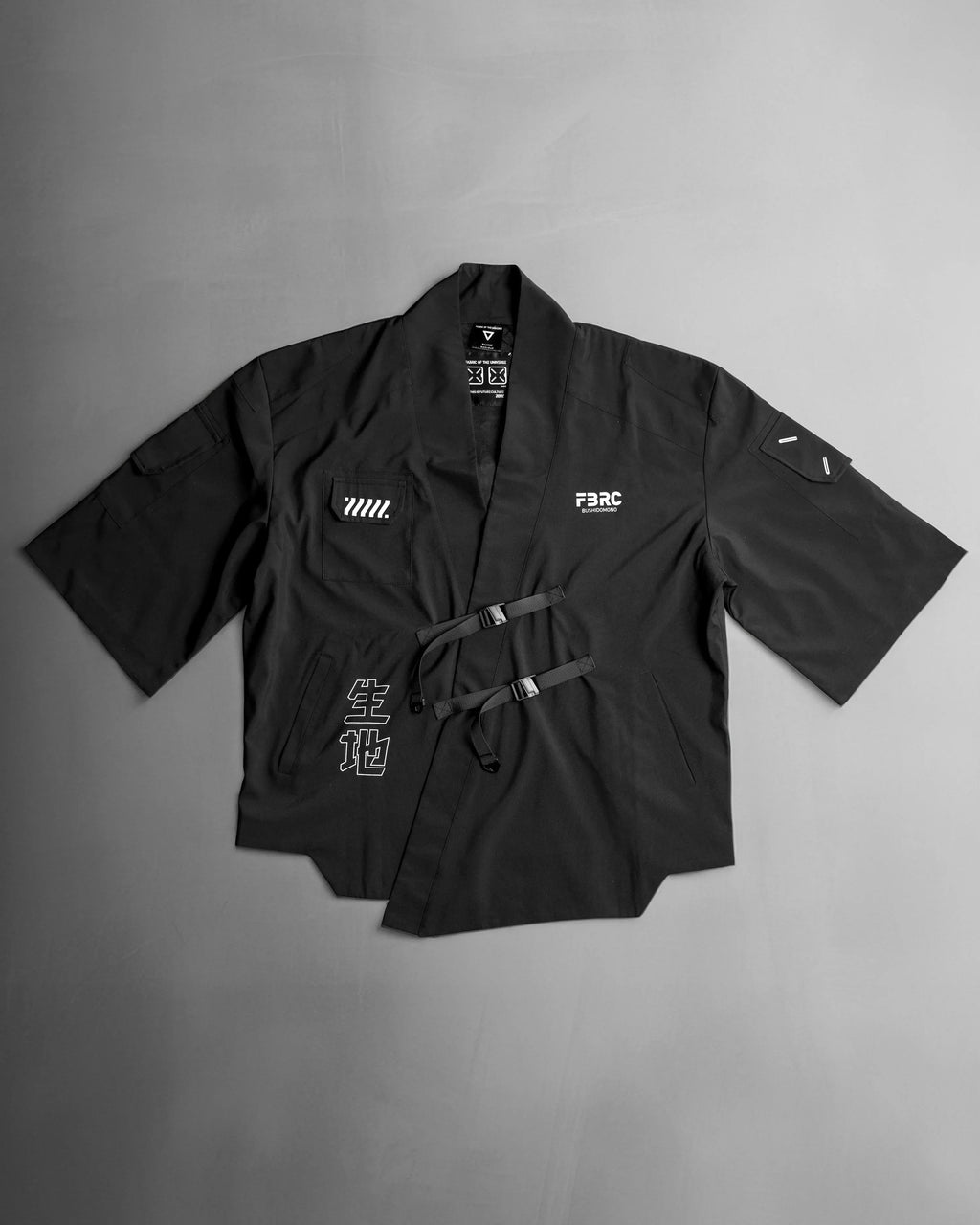 Kimo-Type 045 Black Lightweight Kimono Shirt