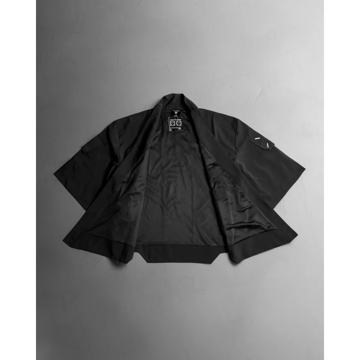 Kimo-Type 045 Black Lightweight Kimono Shirt - T-Shirts - Button-Up Shirt - 6