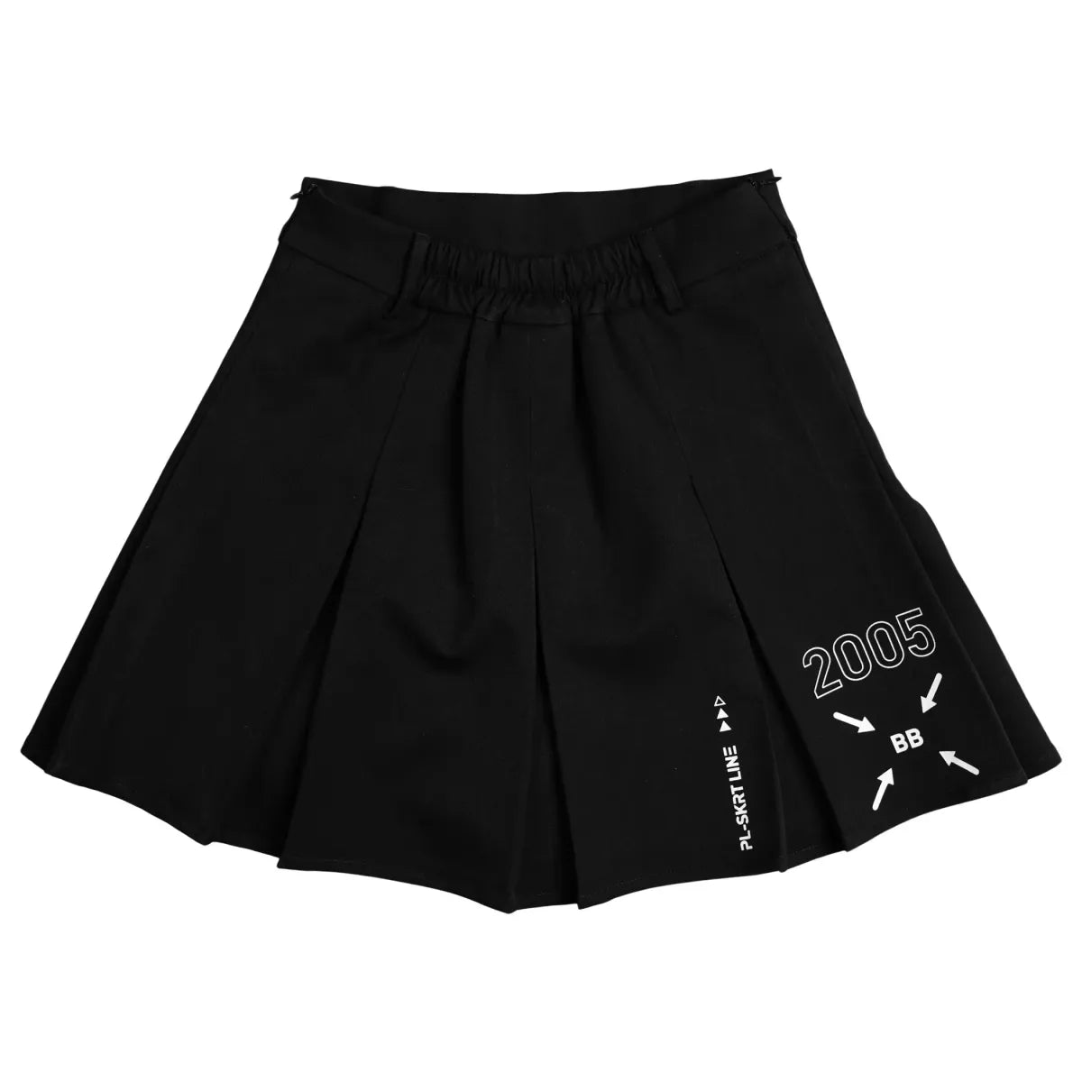 MS-Type 2005 Pleated Miniskirt with Safety Shorts - Bottoms - Mini Skirt - 2