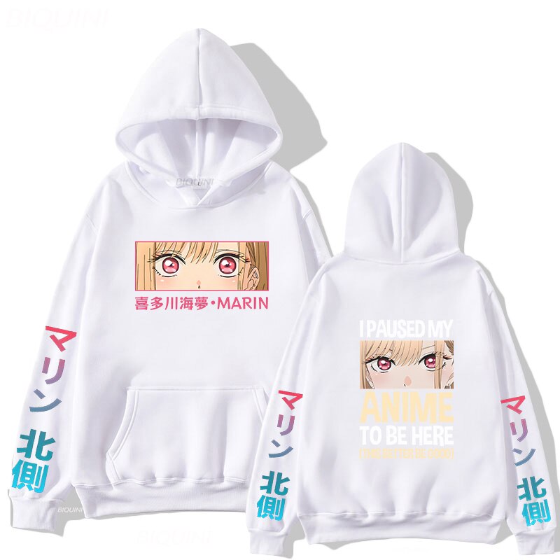 I Paused My Anime To Be Here Hoodies - White / S - Women’s Clothing & Accessories - Shirts & Tops - 14 - 2024