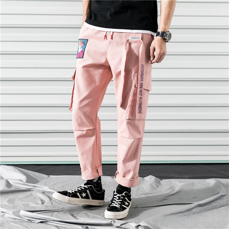 Harajuku Streetwear Cargo Pants - 3XL / Pink - Bottoms - Pants - 37 - 2024