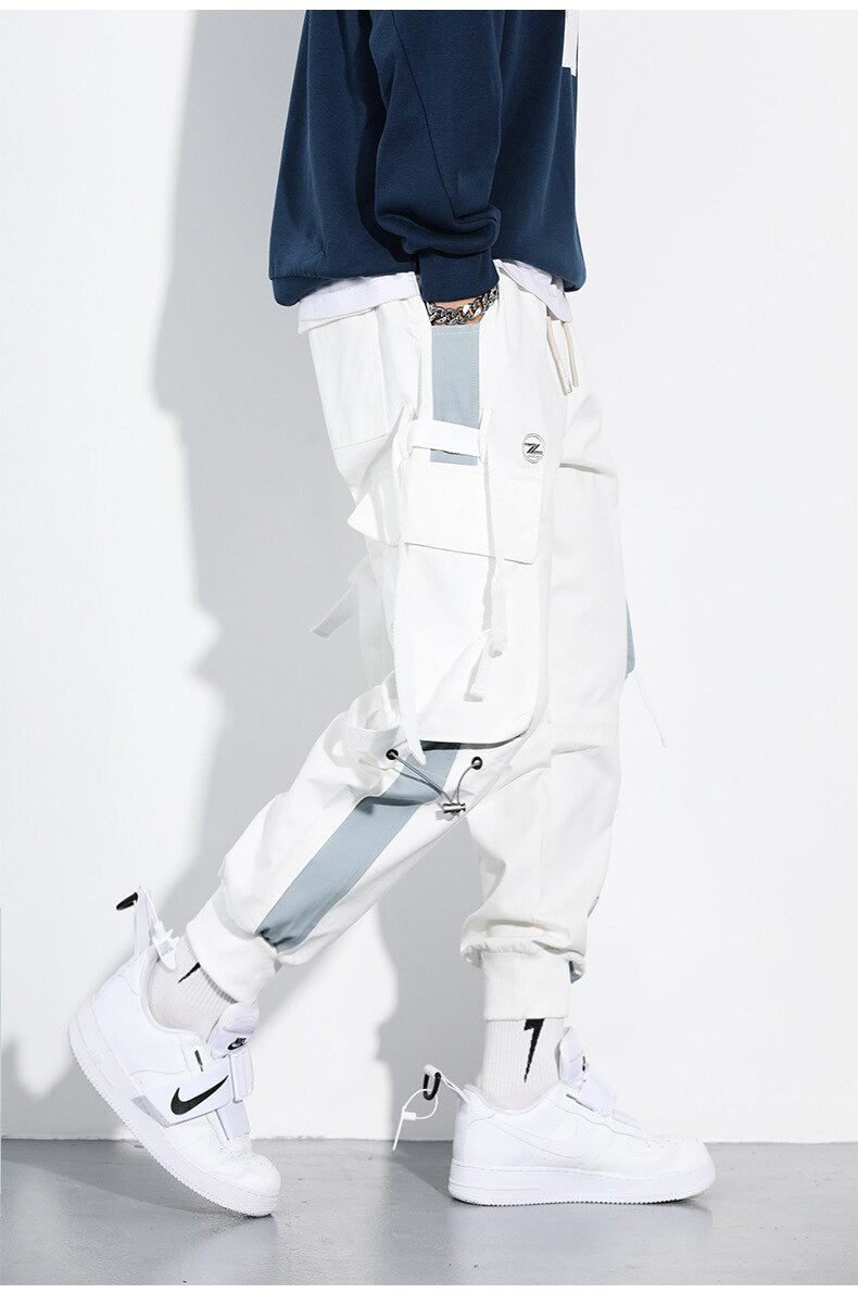 Harajuku Streetwear Cargo Pants - 3XL / Ecru - Bottoms - Pants - 43 - 2024