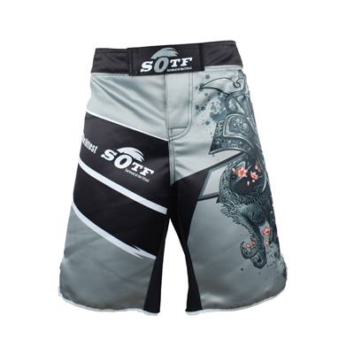 MMA Kickboxing Shorts - Gray / L / Nearest Warehouse - Shorts - Shirts & Tops - 8 - 2024