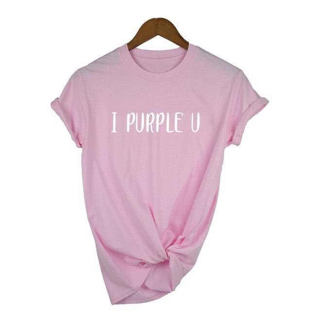 BTS I PURPLE U Tee - Kawaii Stop - Black, Blue, BTS, BTS Army, Cotton, Green, I PURPLE U, K-Pop, KPop, Men's Clothing &amp; Accessories, Men's T-Shirts, Men's Tops &amp; Tees, Multicolored, Pink, Polyester, Print, Purple, Red, T Shirt, T-Shirts, Themed, Tops &amp; Tees, Unisex, Women's Clothing &amp; Accessories, Yellow