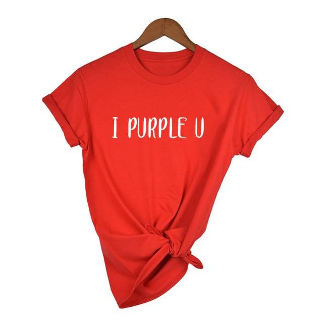 BTS I PURPLE U Tee - Kawaii Stop - Black, Blue, BTS, BTS Army, Cotton, Green, I PURPLE U, K-Pop, KPop, Men's Clothing &amp; Accessories, Men's T-Shirts, Men's Tops &amp; Tees, Multicolored, Pink, Polyester, Print, Purple, Red, T Shirt, T-Shirts, Themed, Tops &amp; Tees, Unisex, Women's Clothing &amp; Accessories, Yellow
