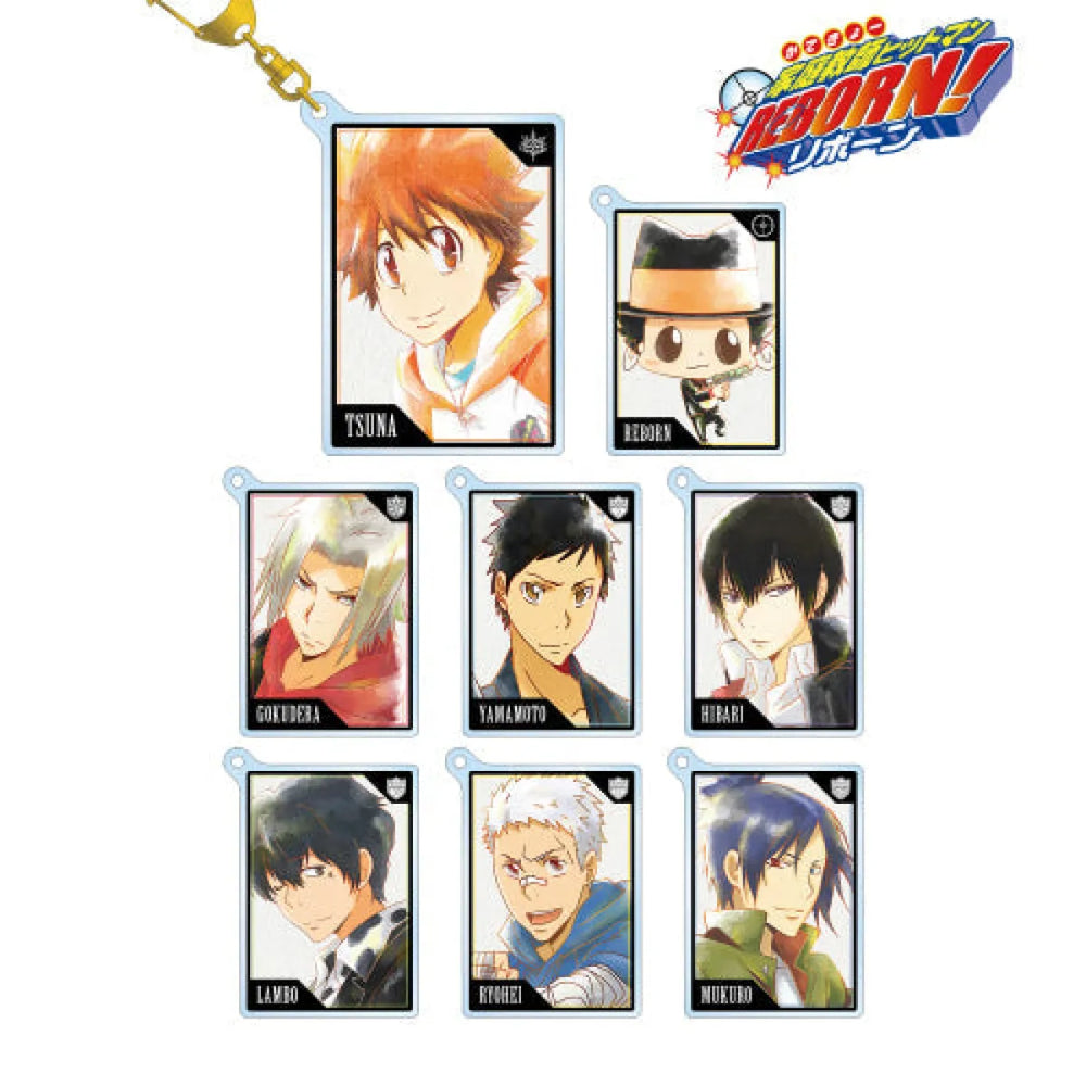 Katekyo Hitman Reborn! Trading Ani-Art aqua label Two Sides Acryl Key Chain Ver. A Blind Box (1 Blind Box) - Harajuku