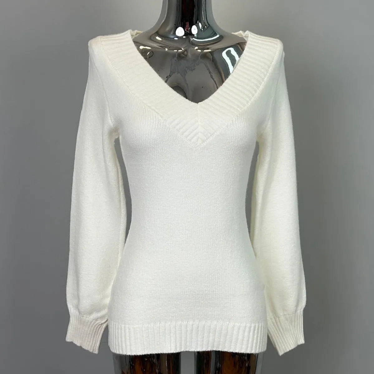 Korean Slim Fit V-Neck Knit Sweater - Best Sellers - Sweater / Pullover - 6