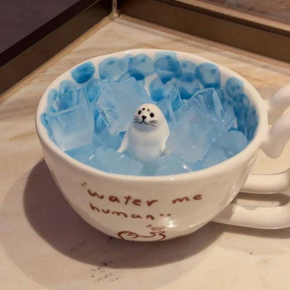Seal Ceramic Mug with Standing Seal Design - Best Sellers - Coffee Mug - 1