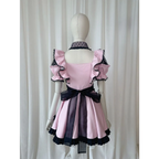 Pink Lace Maid Cosplay Dress Set - All Dresses - Cosplay Outfit - 8